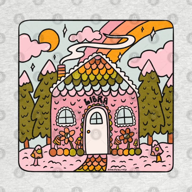 Libra Gingerbread House by Doodle by Meg